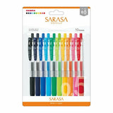 Paquete de 10 plumas de gel Zebra Sarasa Clip 0.5 mm