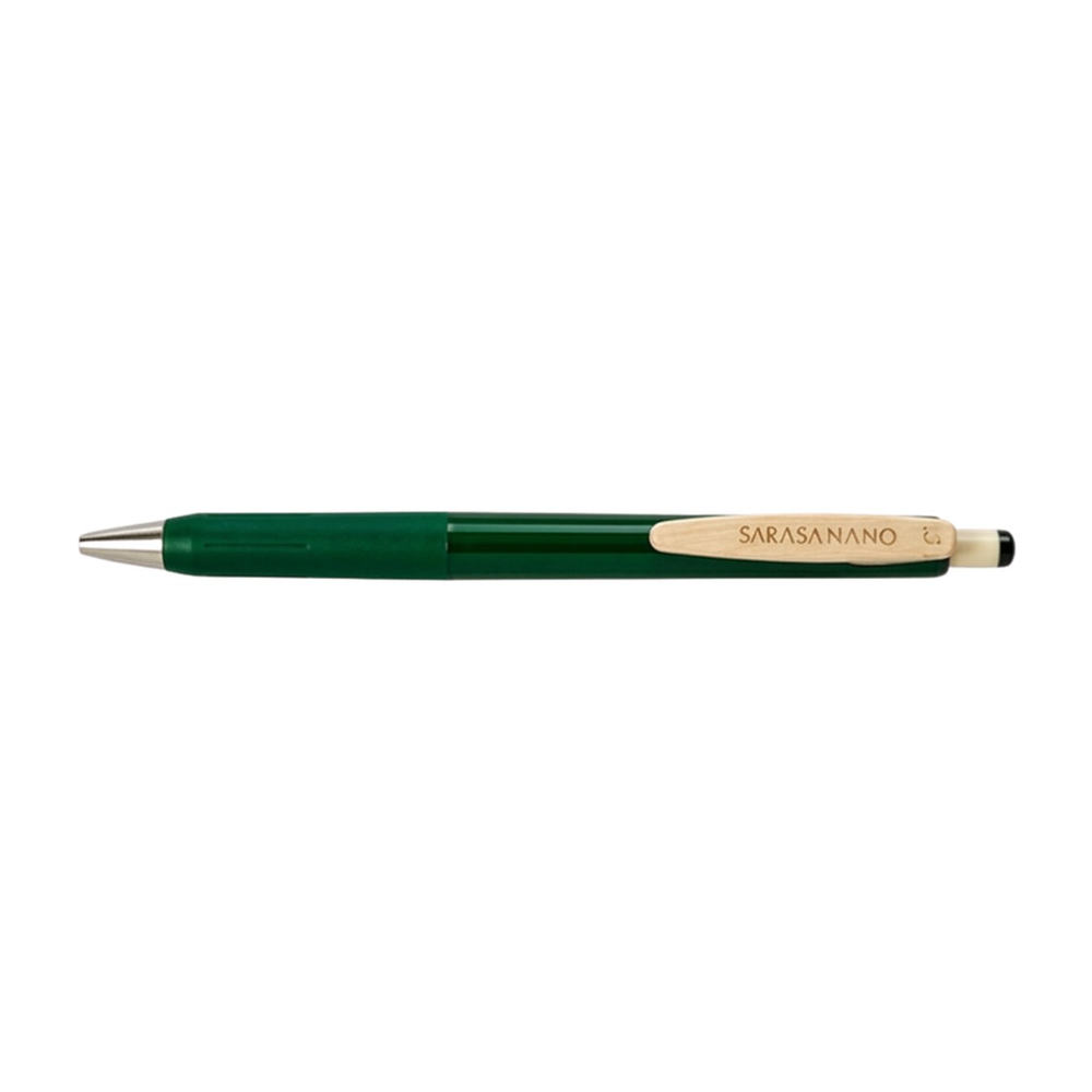 Pluma de gel Zebra Sarasa Nano 0.3 mm verde oscuro