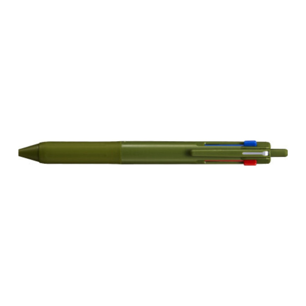 Pluma multicolor Mitsubishi Jetstream 3 colores barril verde olivo