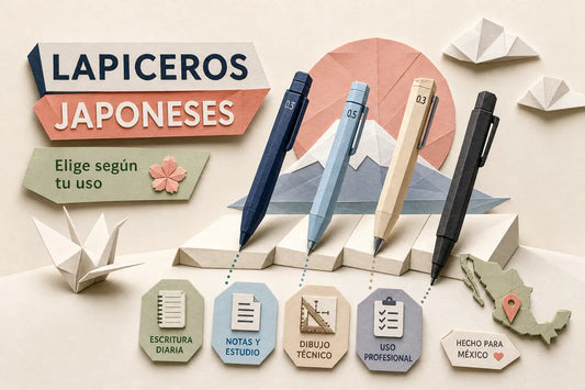 Lapiceros japoneses: cuál elegir según tu uso en México