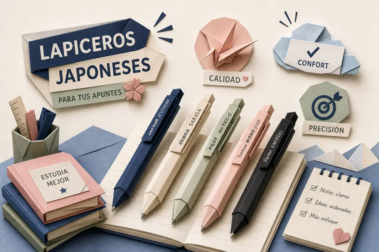 Mejores lapiceros japoneses para apuntes universitarios