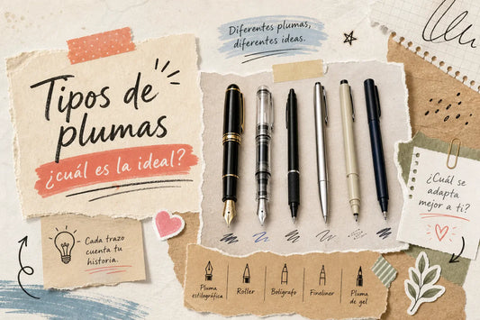 Tipos de plumas para escribir: ¿cuál es la ideal?