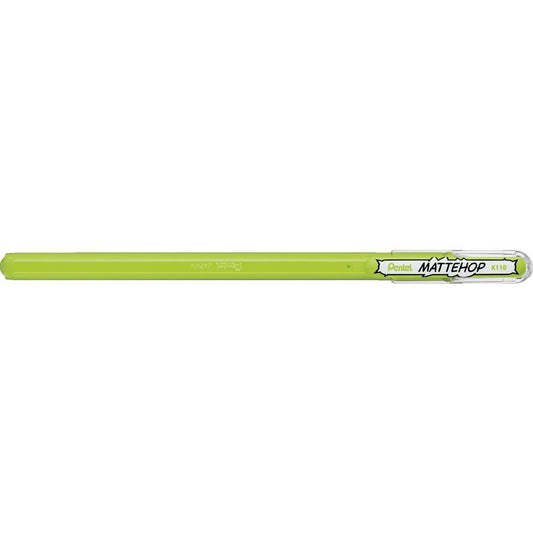 Bolígrafo Pentel MATTEHOP Amarillo verde