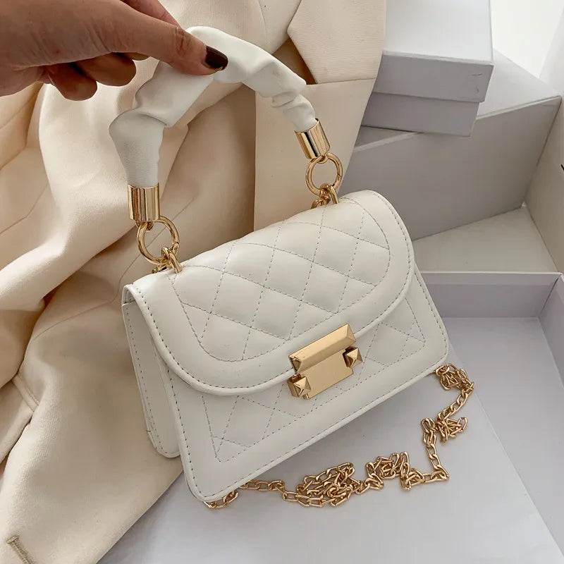 Bolso acolchado Lingge blanco